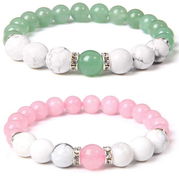 8mm women bracelet natural pink crytsal stone beads bracelet green aventurine beads for women girls romantic jewelry, Black
8mm women bracelet natural pink crytsal stone beads bracelet green aventurine beads for women girls romantic jewelry, Black