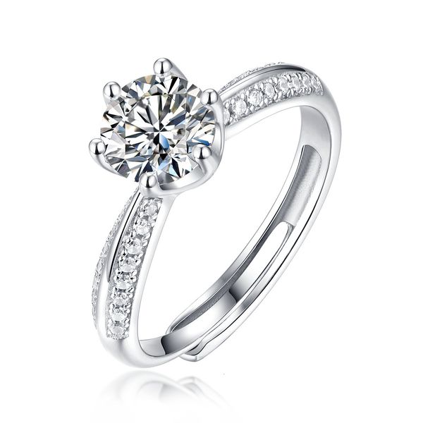s925 silver ring half wall mountain mosang stone carat ring new female silver inlay accessories
s925 silver ring half wall mountain mosang stone carat ring new female silver inlay accessories