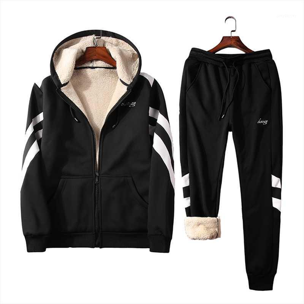 plus size new men's sets fashion brand tracksuit lined thick sweatshirt + pants sportswear suit male pure cotton winter suit1, Gray
plus size new men's sets fashion brand tracksuit lined thick sweatshirt + pants sportswear suit male pure cotton winter suit1, Gray