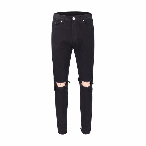 men distressed jeans black denim ripped pants slim skinny fit trousers casula mens skinny hole zipper pencil jeans, Blue
men distressed jeans black denim ripped pants slim skinny fit trousers casula mens skinny hole zipper pencil jeans, Blue