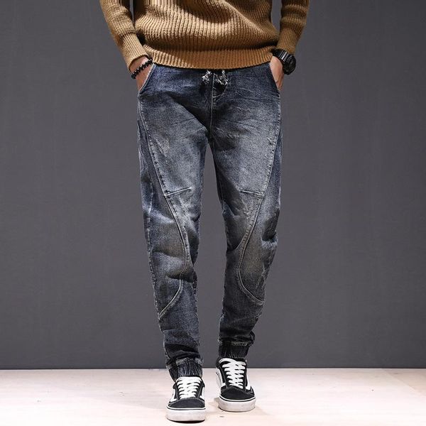 men's jeans 2021 spring autumn hip hop loose large size harem pants trendy brand stretch slim baggy, Blue
men's jeans 2021 spring autumn hip hop loose large size harem pants trendy brand stretch slim baggy, Blue