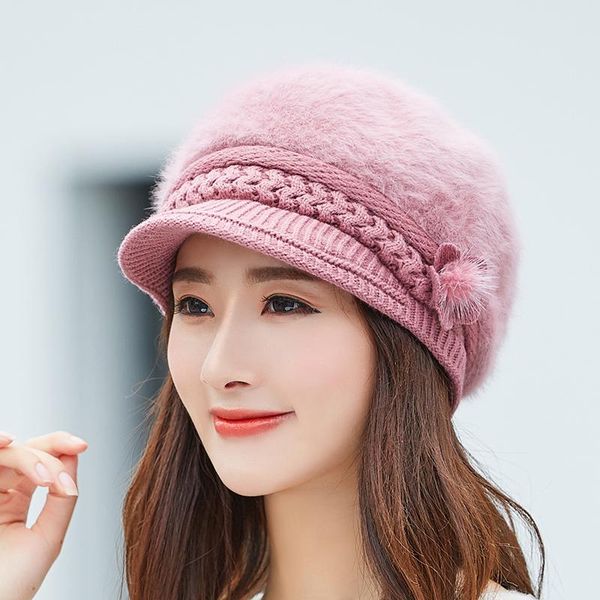 new women rabbit fur knitted berets hats casual solid color autumn winter hat female bonnet caps boina feminino bbygob alice_bag, Black;white
new women rabbit fur knitted berets hats casual solid color autumn winter hat female bonnet caps boina feminino bbygob alice_bag, Black;white