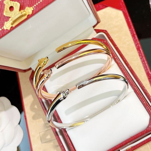 panthere series bangle 18 k gold never fade official replica jewelry luxury brand bangles classic style bracelet highe, Black
panthere series bangle 18 k gold never fade official replica jewelry luxury brand bangles classic style bracelet highe, Black