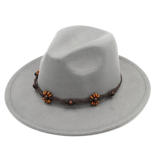 mistdawn men women wool blend panama hats wide brim fedora caps jazz pary hat wood beads beading cord size 56-58cm1, Blue;gray
mistdawn men women wool blend panama hats wide brim fedora caps jazz pary hat wood beads beading cord size 56-58cm1, Blue;gray