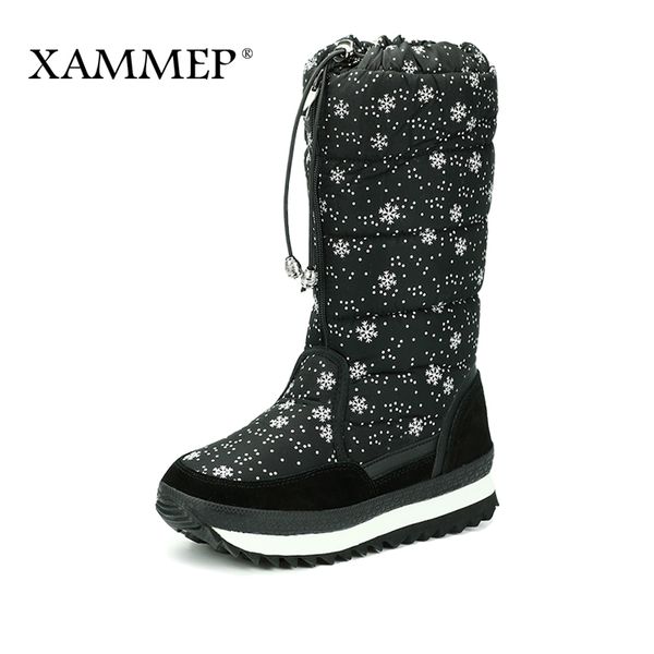 women's knee plus big size brand shoes plush and wool women winter boots q1104, Black
women's knee plus big size brand shoes plush and wool women winter boots q1104, Black