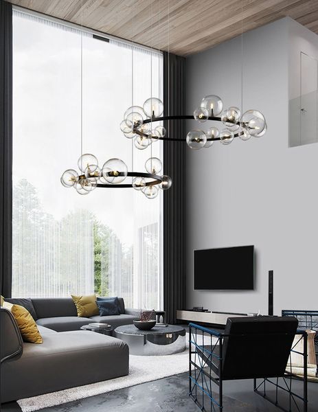 nordic black led chandelier light 7/10 glass bubble lampshade dining room cloth store hanging chandelier lighting g9 bulb
nordic black led chandelier light 7/10 glass bubble lampshade dining room cloth store hanging chandelier lighting g9 bulb