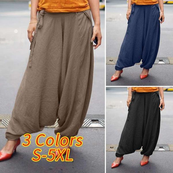 2020 women harem pants zanzea ladies elastic waist trousers plus size 5xl spring autumn female casual solid wide leg pants femme, Black;white
2020 women harem pants zanzea ladies elastic waist trousers plus size 5xl spring autumn female casual solid wide leg pants femme, Black;white
