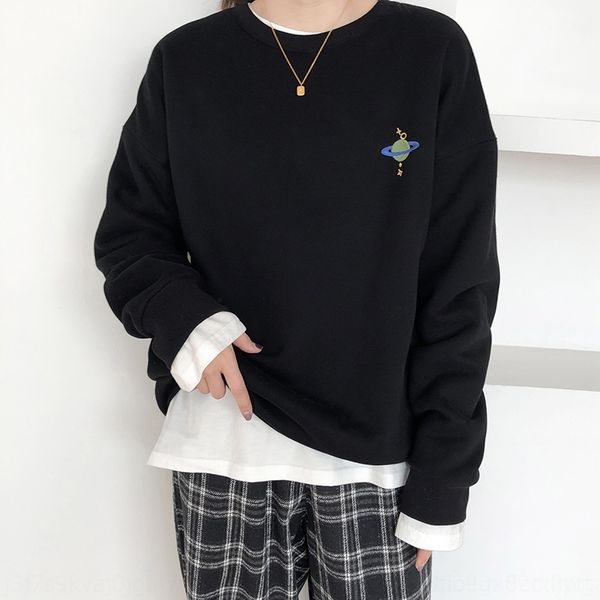 mfmtb homemade star collar plush winter sweater women's new korean loose casual sweater for autumn 2019 vxhfs, Black
mfmtb homemade star collar plush winter sweater women's new korean loose casual sweater for autumn 2019 vxhfs, Black