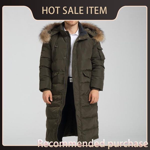mens outwear raccoon thickening jacket large down parkas size long collar coat warm overcoat outdoor fur clothing brand duck winter xnoa, Black
mens outwear raccoon thickening jacket large down parkas size long collar coat warm overcoat outdoor fur clothing brand duck winter xnoa, Black