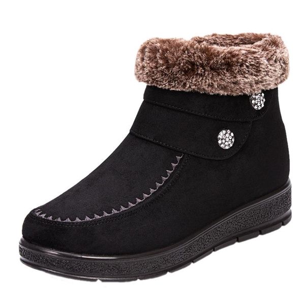 women boots 2020 fashion outdoor plush warm casual snow boots woman non-slip warm plush zipper winter ankle women's shoes, Black
women boots 2020 fashion outdoor plush warm casual snow boots woman non-slip warm plush zipper winter ankle women's shoes, Black