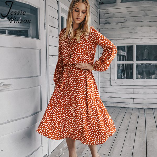 casual dresses jessie vinson long sleeve dots print tunic midi dress women loose vintage yellow vestidos robe femme office, Black;gray
casual dresses jessie vinson long sleeve dots print tunic midi dress women loose vintage yellow vestidos robe femme office, Black;gray
