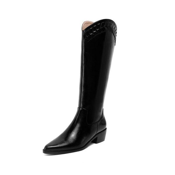 motorcycle knee high bots for girls genuine leather thick heels shoes woman winter wedding working slim long shoes, Black
motorcycle knee high bots for girls genuine leather thick heels shoes woman winter wedding working slim long shoes, Black
