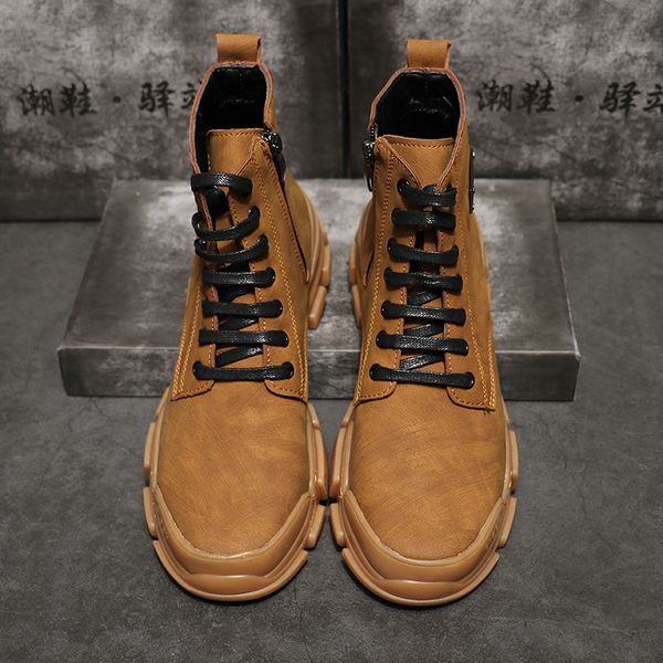 new fashion side zipper rubber songpyeon casual comfort middle daily commuting men's shoes, Black
new fashion side zipper rubber songpyeon casual comfort middle daily commuting men's shoes, Black