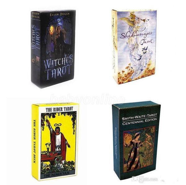15 styles tarots witch rider smith waite shadowscapes wild tarot deck board game cards with colorful box english version fy4449
15 styles tarots witch rider smith waite shadowscapes wild tarot deck board game cards with colorful box english version fy4449