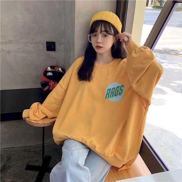 o-neck loose lazy style sweatshirt women autumn korean style mid-length thin loose sweatshirt 2020 new trendy slim slim pu, Black
o-neck loose lazy style sweatshirt women autumn korean style mid-length thin loose sweatshirt 2020 new trendy slim slim pu, Black