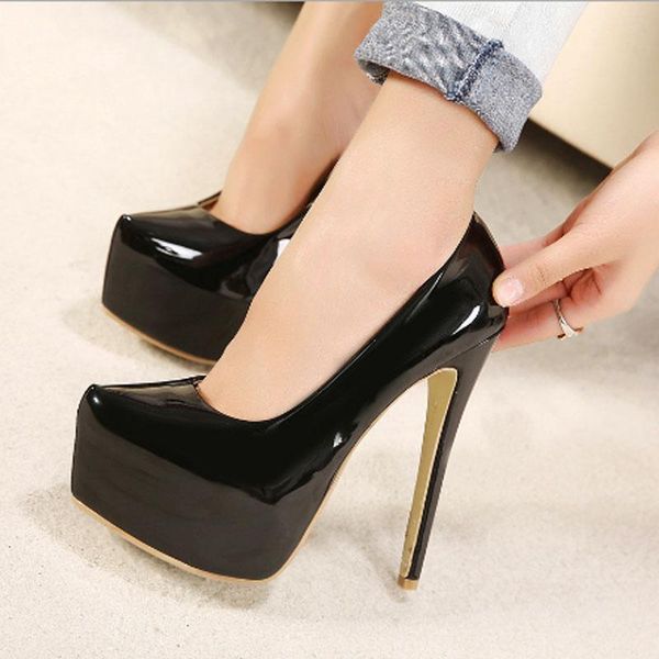 women's high heels women's wedding shoes bridesmaid's shoes banquet waterproof platform, Black
women's high heels women's wedding shoes bridesmaid's shoes banquet waterproof platform, Black