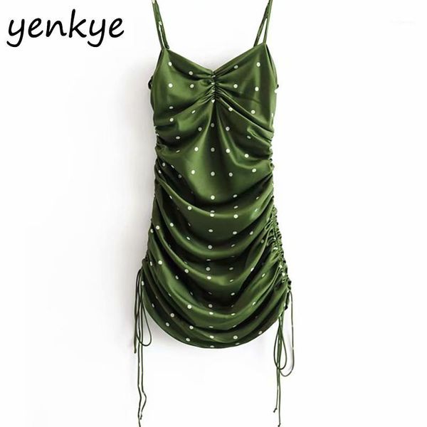 summer 2020 women polka dot green sling party dress lady backless sleeveless drawstring draped bodycon mini dress ldzz60861, Black;gray
summer 2020 women polka dot green sling party dress lady backless sleeveless drawstring draped bodycon mini dress ldzz60861, Black;gray