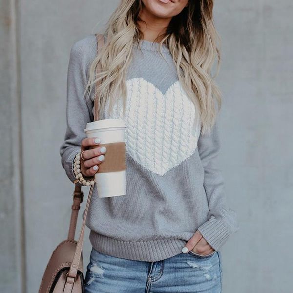 autumn winter women casual patchwork pullovers women o neck knitted sweaters heart cute long sleeve pullover knitting sweater, White;black
autumn winter women casual patchwork pullovers women o neck knitted sweaters heart cute long sleeve pullover knitting sweater, White;black