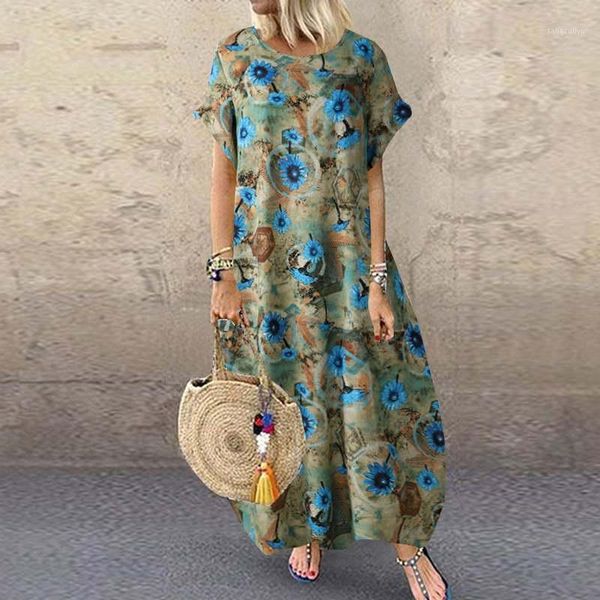 kaftan printed maxi dress women's summer sundress 2020 zanzea casual short sleeve long vestido female o neck robe plus size 5xl1, White;black
kaftan printed maxi dress women's summer sundress 2020 zanzea casual short sleeve long vestido female o neck robe plus size 5xl1, White;black