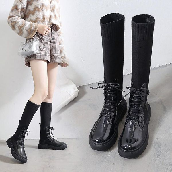 boots women motorcycle boot ladies fashion square heel shoes knee thigh high suede looks slim long, Black
boots women motorcycle boot ladies fashion square heel shoes knee thigh high suede looks slim long, Black