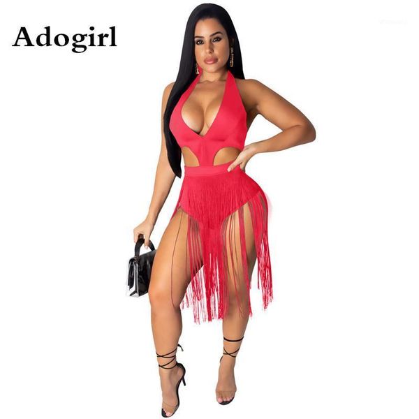 cut out sleeveless halter v-neck long tassel spliced beach bodysuits summer night club party playsuit1, Black;white
cut out sleeveless halter v-neck long tassel spliced beach bodysuits summer night club party playsuit1, Black;white