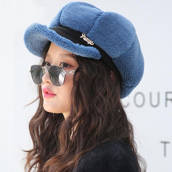 ht2705 beret thick warm lamb wool hat autumn winter octagonal newsboy cap retro artist painter hat women berets female beret, Blue;gray
ht2705 beret thick warm lamb wool hat autumn winter octagonal newsboy cap retro artist painter hat women berets female beret, Blue;gray