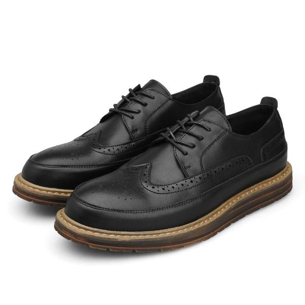 autumn new bullock men classic business formal shoes men oxford shoes dress formal, Black
autumn new bullock men classic business formal shoes men oxford shoes dress formal, Black