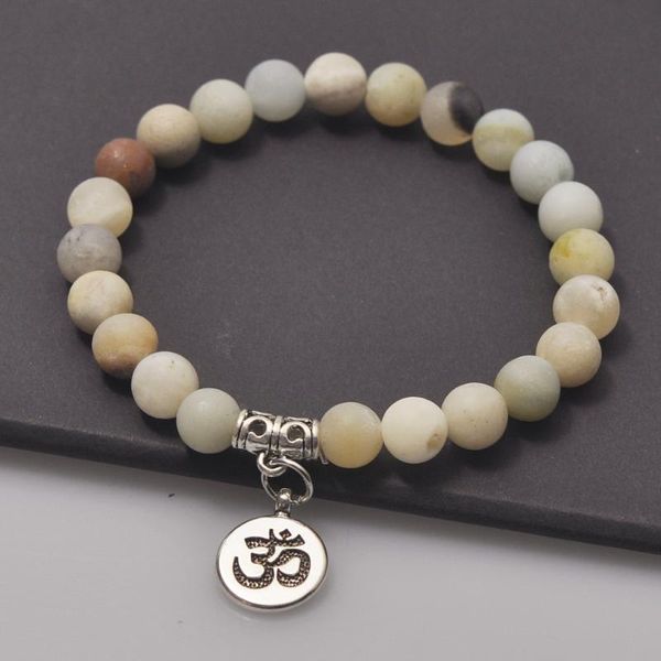 2020 new 8mm natural stone letter om lotus pendant couple fashion bracelet charm bracelet couple women, Black
2020 new 8mm natural stone letter om lotus pendant couple fashion bracelet charm bracelet couple women, Black