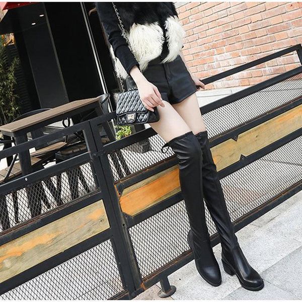 boots ladies fashion lace up sedue drop female autumn mid heels woman footwear shoe women over the knee long boots1, Black
boots ladies fashion lace up sedue drop female autumn mid heels woman footwear shoe women over the knee long boots1, Black
