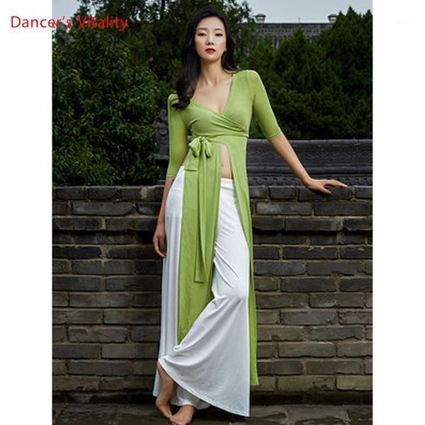 autumn new belly dance or pants women modern oriental dance practice clothes wide leg pants long coat1, Black;red
autumn new belly dance or pants women modern oriental dance practice clothes wide leg pants long coat1, Black;red