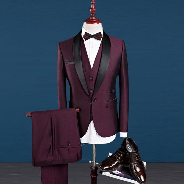 designer men suits 3-piece wedding jacket+pant+vest suit groom 2019 black friday 2021 deals, White;black 
designer men suits 3-piece wedding jacket+pant+vest suit groom 2019 black friday 2021 deals, White;black