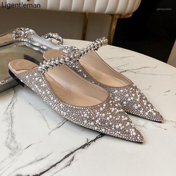 slippers pearl shoes women basic 2021 summer flock shiny rhinestones pointed toe flats fashion party shoes1, Black
slippers pearl shoes women basic 2021 summer flock shiny rhinestones pointed toe flats fashion party shoes1, Black