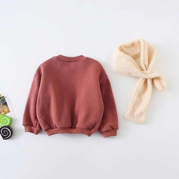 fleece sweatshirt hoodies girls toddler sweater warm shirt baby boys children's autumn casual cotton winter clothes with scarf y200901, Blue
fleece sweatshirt hoodies girls toddler sweater warm shirt baby boys children's autumn casual cotton winter clothes with scarf y200901, Blue