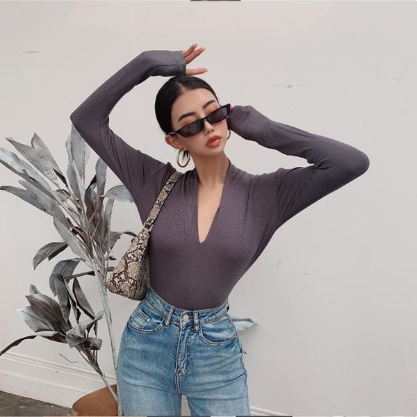 women's jumpsuits & rompers woman v neck long sleeve basic jumpsuit, Black;white
women's jumpsuits & rompers woman v neck long sleeve basic jumpsuit, Black;white