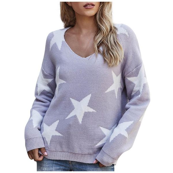 women fashion v-neck pentagram printing comfortable long sleeves sweater fashion atmosphere round neck simple short, White;black
women fashion v-neck pentagram printing comfortable long sleeves sweater fashion atmosphere round neck simple short, White;black