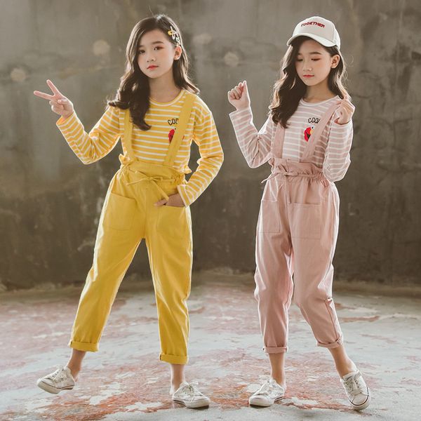 casual girls pants autumn new cotton loose kids overalls fashion solid suspender trousers baby girls clothes for 6 8 10 12 years y200704, Blue
casual girls pants autumn new cotton loose kids overalls fashion solid suspender trousers baby girls clothes for 6 8 10 12 years y200704, Blue