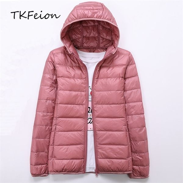 spring autumn womens jackets ultra thin and light fashion ladies casual down coats red pink black female hooded jacket coats 4xl 201210, Black;brown
spring autumn womens jackets ultra thin and light fashion ladies casual down coats red pink black female hooded jacket coats 4xl 201210, Black;brown
