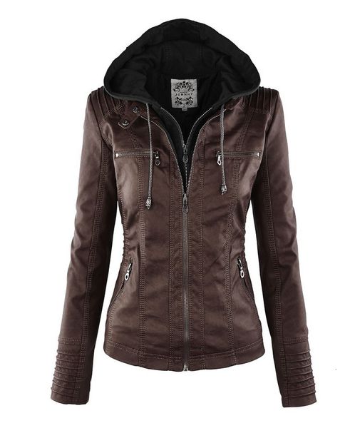 women leather of the plutonium with motorcycle jacket warm winter outerwear zipper women's jackets 61n7, Black
women leather of the plutonium with motorcycle jacket warm winter outerwear zipper women's jackets 61n7, Black