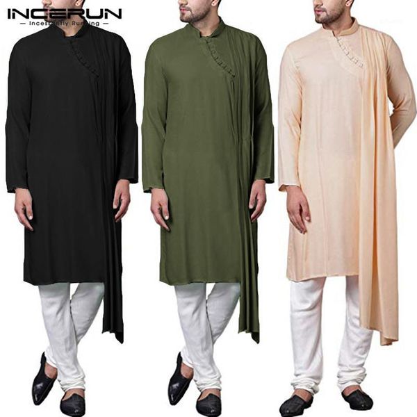 men long shirts muslim dresses shirt man long sleeve stand collar shirt irregular solid color clothing s-5xl1, White;black
men long shirts muslim dresses shirt man long sleeve stand collar shirt irregular solid color clothing s-5xl1, White;black