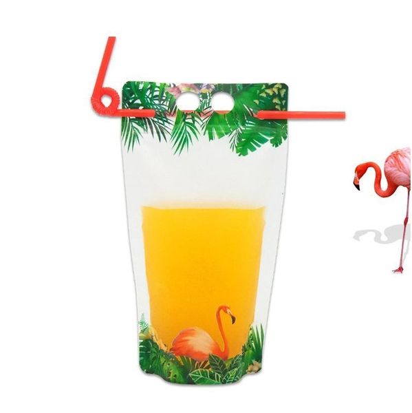 500ml flamingo fruit pattern plastic drink packaging bag for beverage juice milk coffee, with handle and jllojz mxyard
500ml flamingo fruit pattern plastic drink packaging bag for beverage juice milk coffee, with handle and jllojz mxyard