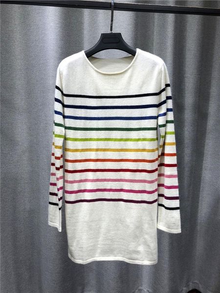 2020 autumn/winter new thin medium style stripe wool women sweaters round collar long sleeve comfortable simple, White;black
2020 autumn/winter new thin medium style stripe wool women sweaters round collar long sleeve comfortable simple, White;black