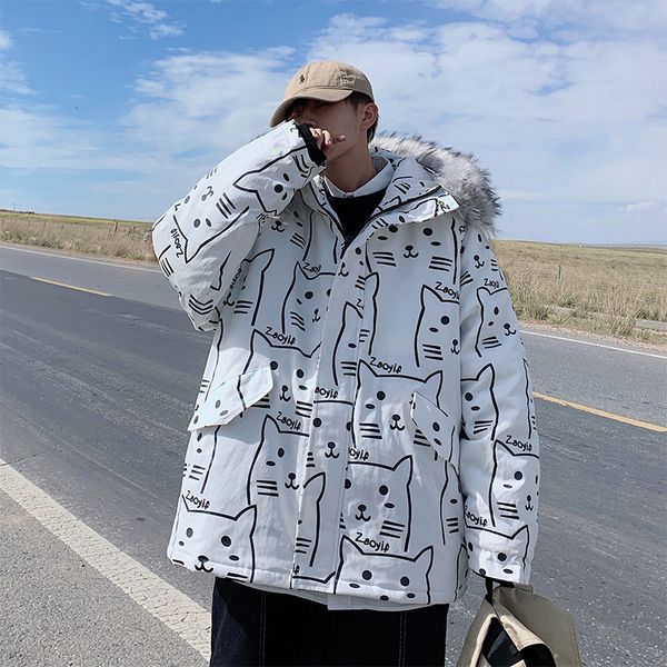 2021 new parka windbreaker fleece thick warm fur coats black white hooded overcoats men's winter clothing ecvw
2021 new parka windbreaker fleece thick warm fur coats black white hooded overcoats men's winter clothing ecvw