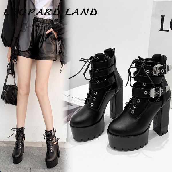 leopard land 2020 heels women's platform boots waterproof taiwan thick high heels ankle boots women's black boot
leopard land 2020 heels women's platform boots waterproof taiwan thick high heels ankle boots women's black boot