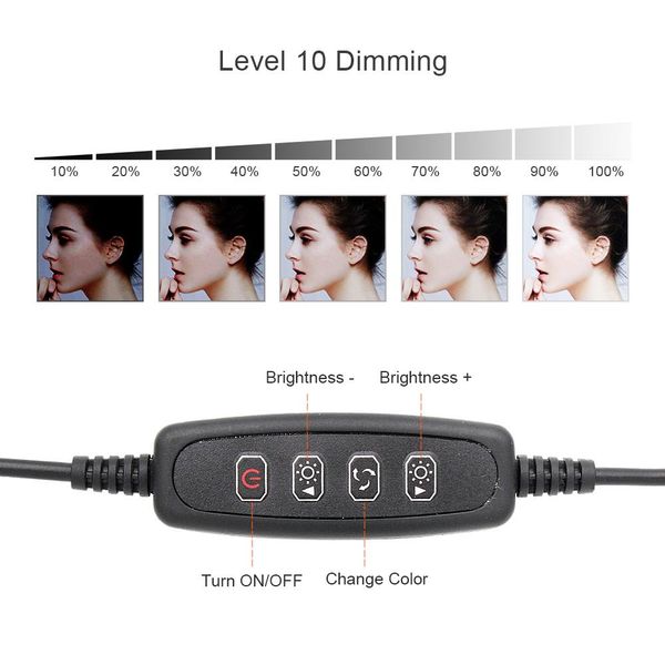 anblub pgraphy dimmable usb led selfie ring light 3500 5500k makeup p studio lamp youtube video live with tripod stand swy wmtjvw
anblub pgraphy dimmable usb led selfie ring light 3500 5500k makeup p studio lamp youtube video live with tripod stand swy wmtjvw