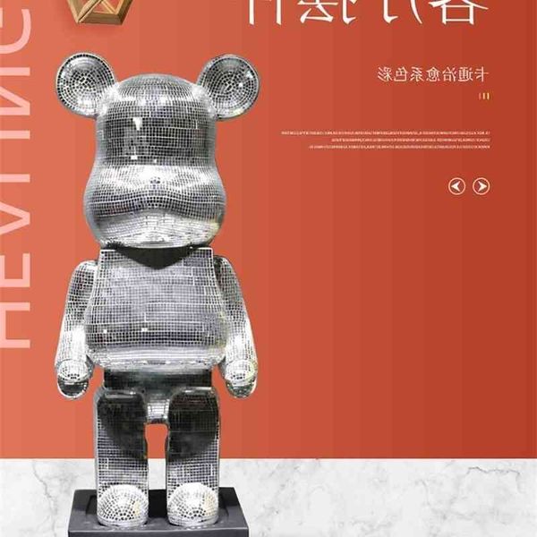 33violent bear ornaments tide brand large gold diamond mirror doll net red sculpture floor decoration in living room
33violent bear ornaments tide brand large gold diamond mirror doll net red sculpture floor decoration in living room