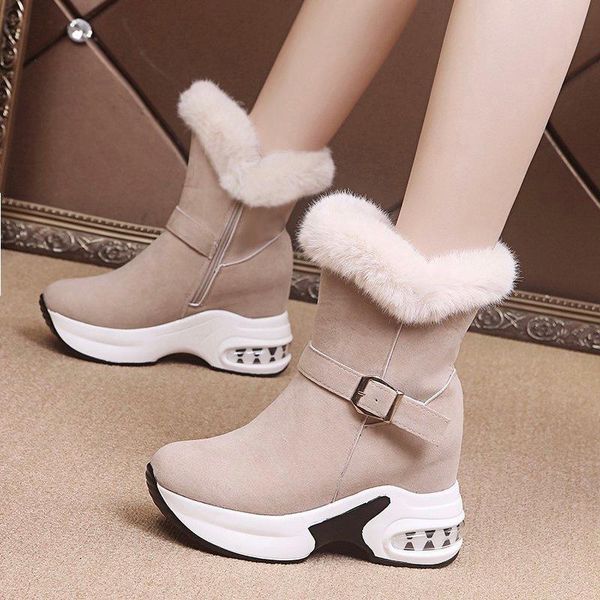 boots wertzk 2021 warm for women platform 5cm height increasing zip winter furry shoes chunky sole snow woman, Black
boots wertzk 2021 warm for women platform 5cm height increasing zip winter furry shoes chunky sole snow woman, Black