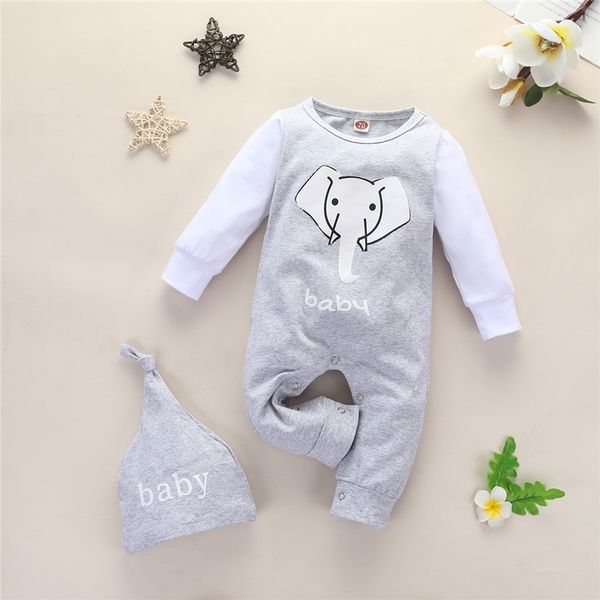 baby girls elepant cartoon print rompers with hat autumn casual outfits clothing 0-24m 201127, Blue
baby girls elepant cartoon print rompers with hat autumn casual outfits clothing 0-24m 201127, Blue