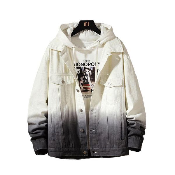 men's jackets mens with gradual personality denim men coat casual teens jacket cotton collar long sleeve bomber, Black;brown
men's jackets mens with gradual personality denim men coat casual teens jacket cotton collar long sleeve bomber, Black;brown