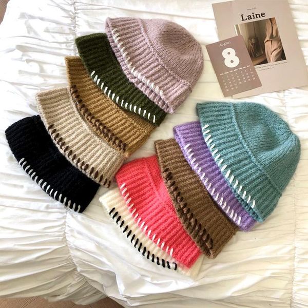 beanie/skull caps fashion korea thickened warm fisherman hat sewd stitches knitting for women beanies hats elastic skullies cap, Blue;gray
beanie/skull caps fashion korea thickened warm fisherman hat sewd stitches knitting for women beanies hats elastic skullies cap, Blue;gray