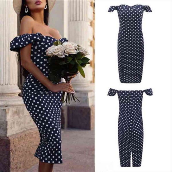 Polka Dot Print Hip Women Dress Off Shoulder Short Sleeve Bodycon Dress Formal Evening Party Dresses, Black;gray
Polka Dot Print Hip Women Dress Off Shoulder Short Sleeve Bodycon Dress Formal Evening Party Dresses, Black;gray